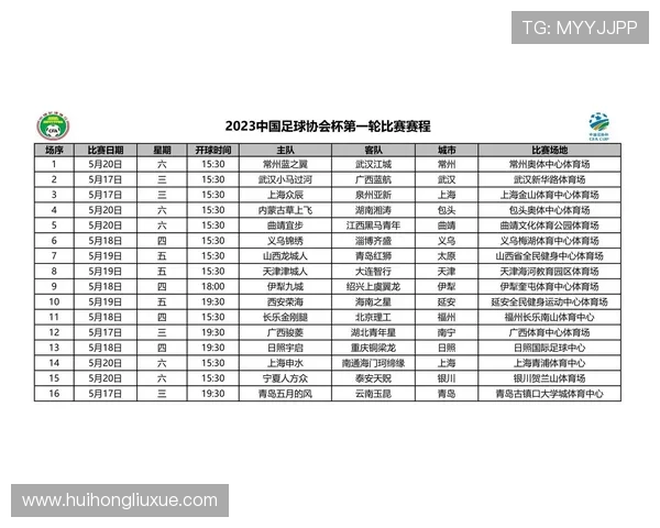 华体网足球最新赛程安排与比赛时间详细介绍